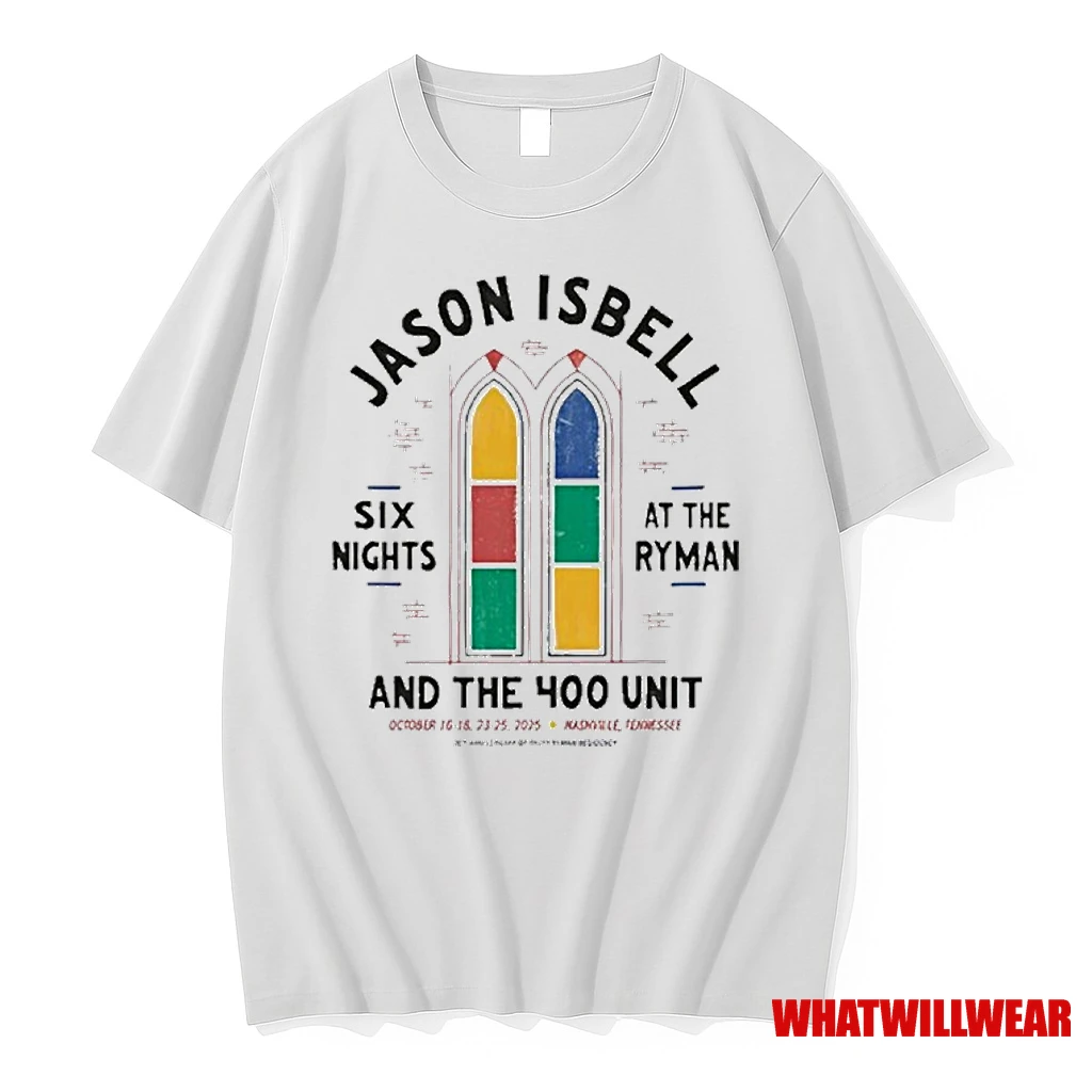 Jason Isbell Tour Oct 2025 Ryman Auditorium Nashville Tn Shirts