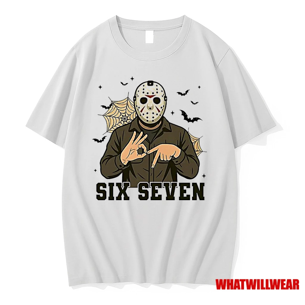 Jason Voorhees Friday The 13th Movie 2025 Play Six Seven Horror Halloween Character Shirts