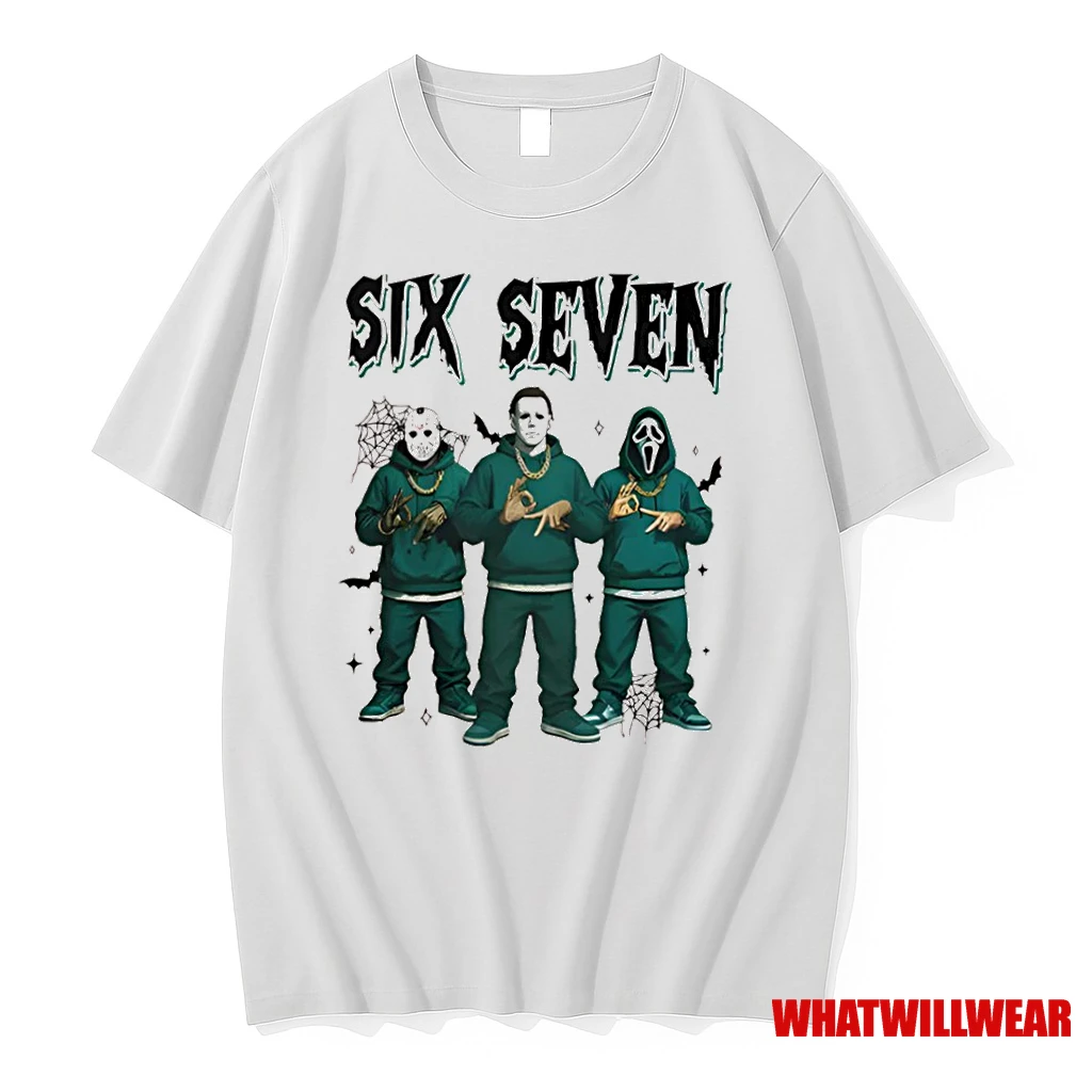 Jason Voorhees Michael Myers Ghostface Six Seven Meme Shirts