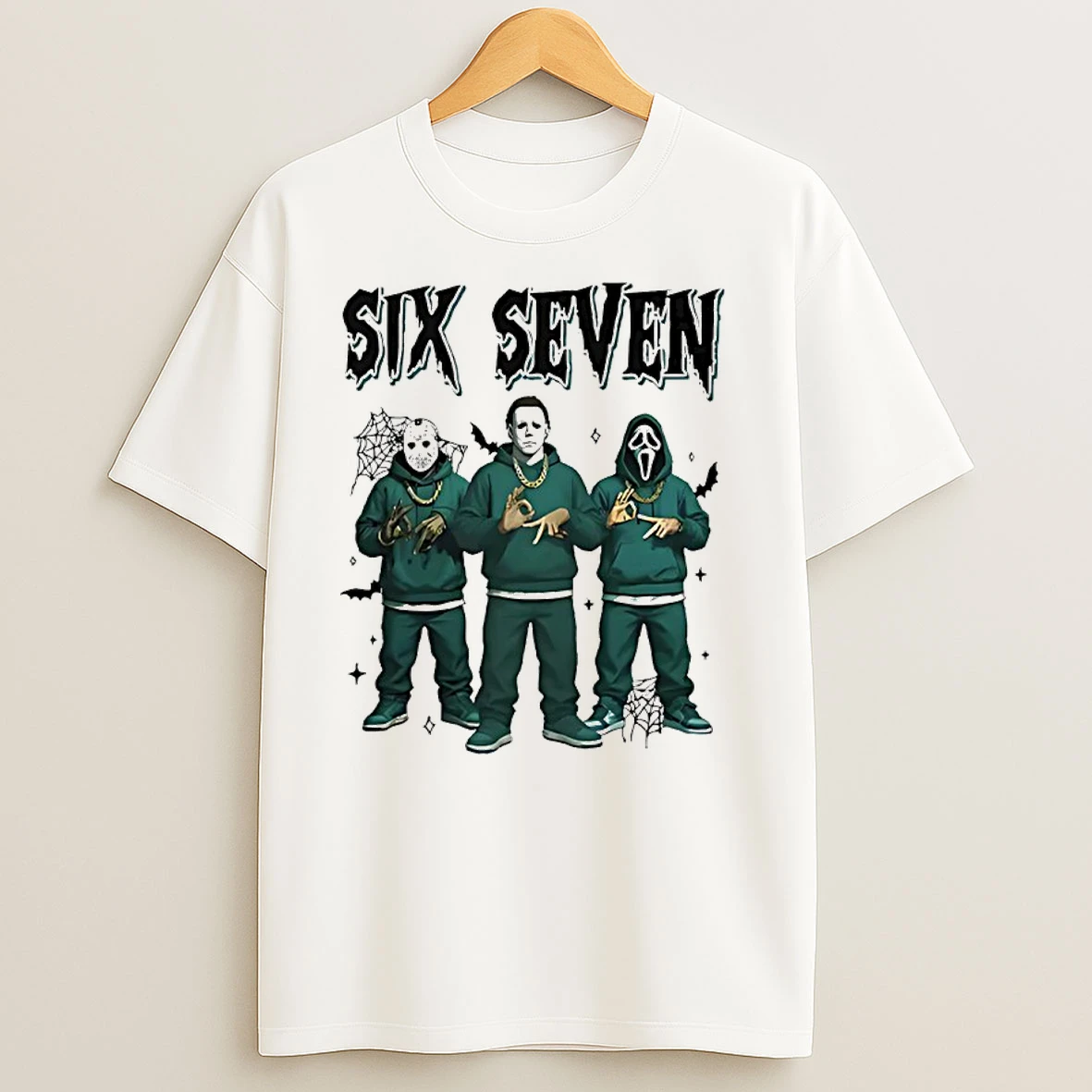 Jason Voorhees Michael Myers Ghostface Six Seven Meme T Shirts