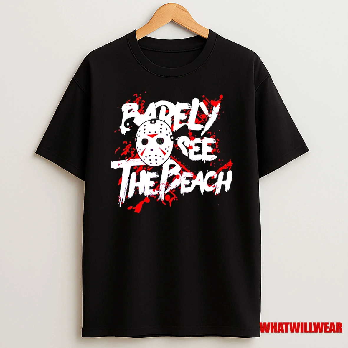 Jason Voorhees Barely See The Beach Halloween Shirts