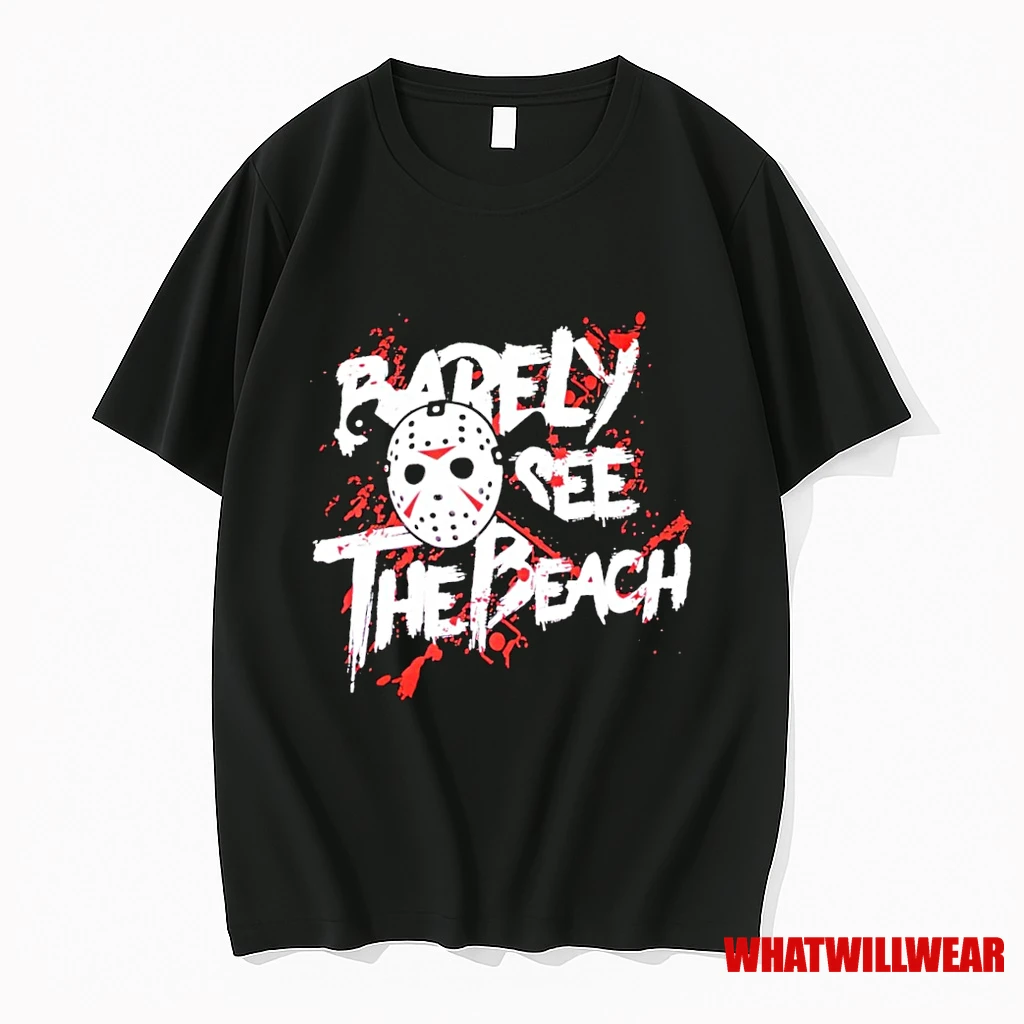 Jason Voorhees Barely See The Beach Shirts