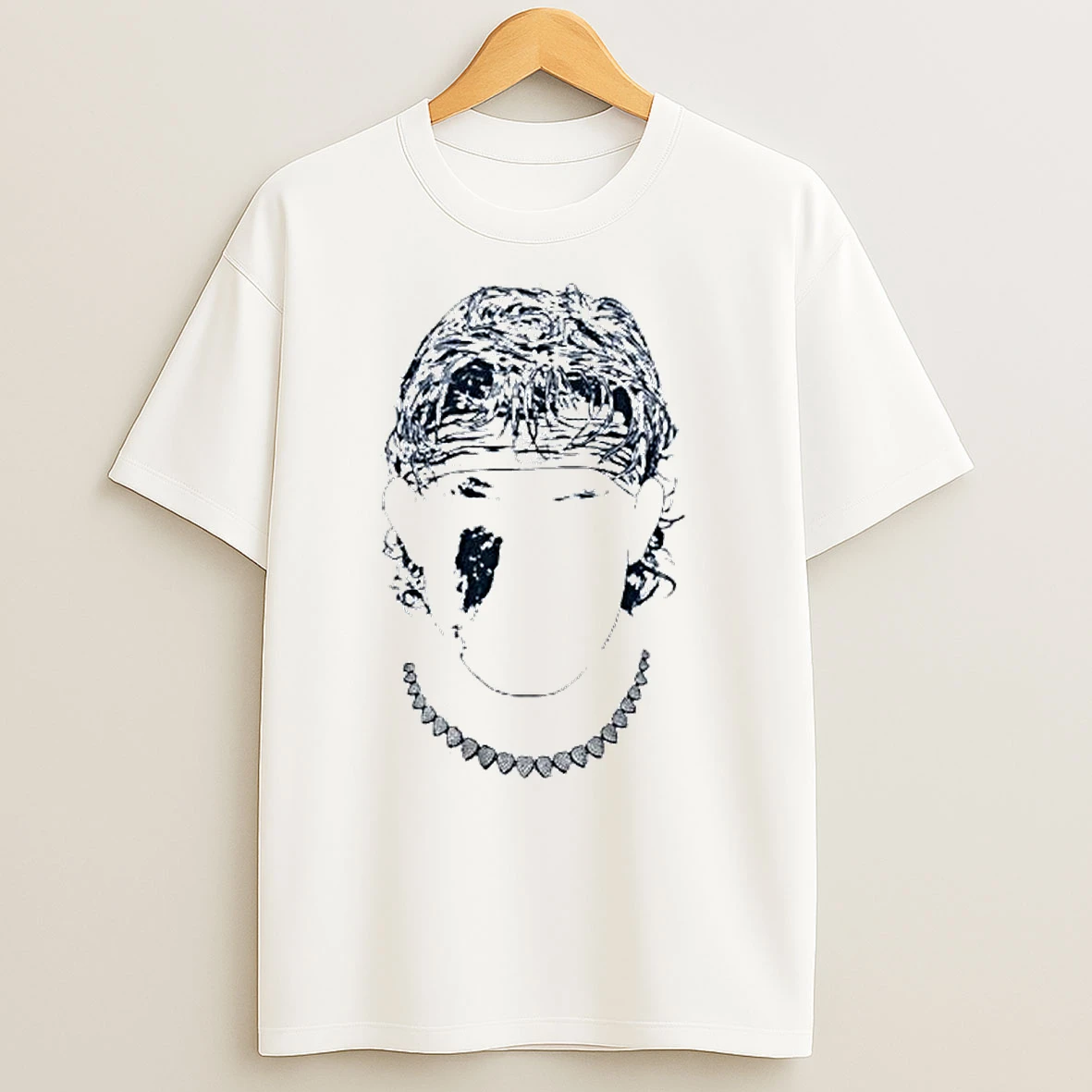 Jaxson Dart Nfl New York Giants Blank Face Ornaments T Shirts