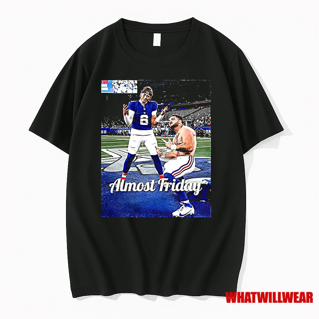 Jaxson Dart And Cam Skattebo New York Giants Football Almost Friday Shirts