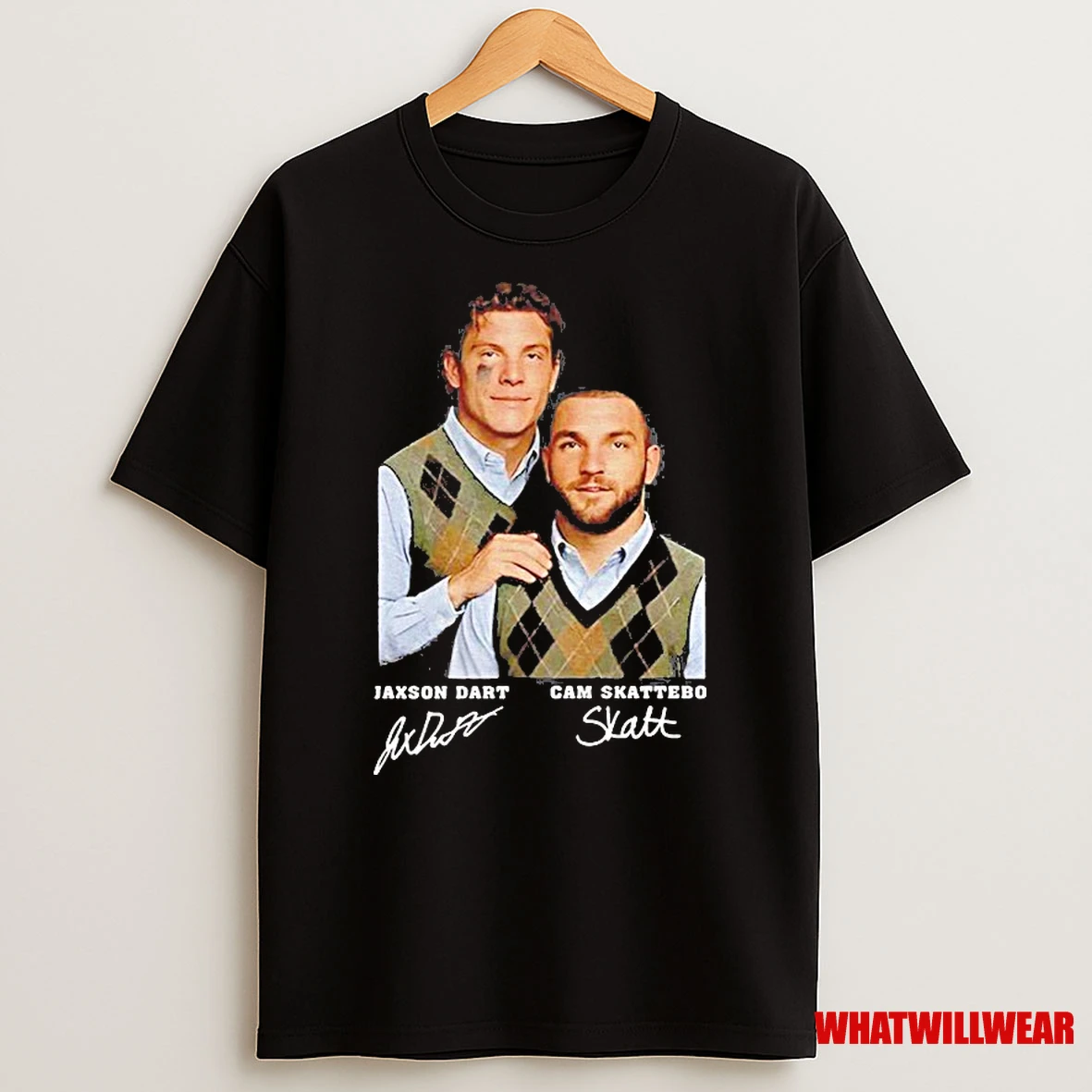 Jaxson Dart And Cam Skattebo Step Brothers Signatures Shirts