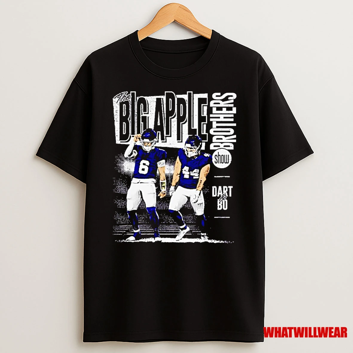 Jaxson Dart And Cam Skattebo Big Apple Brothers Shirts