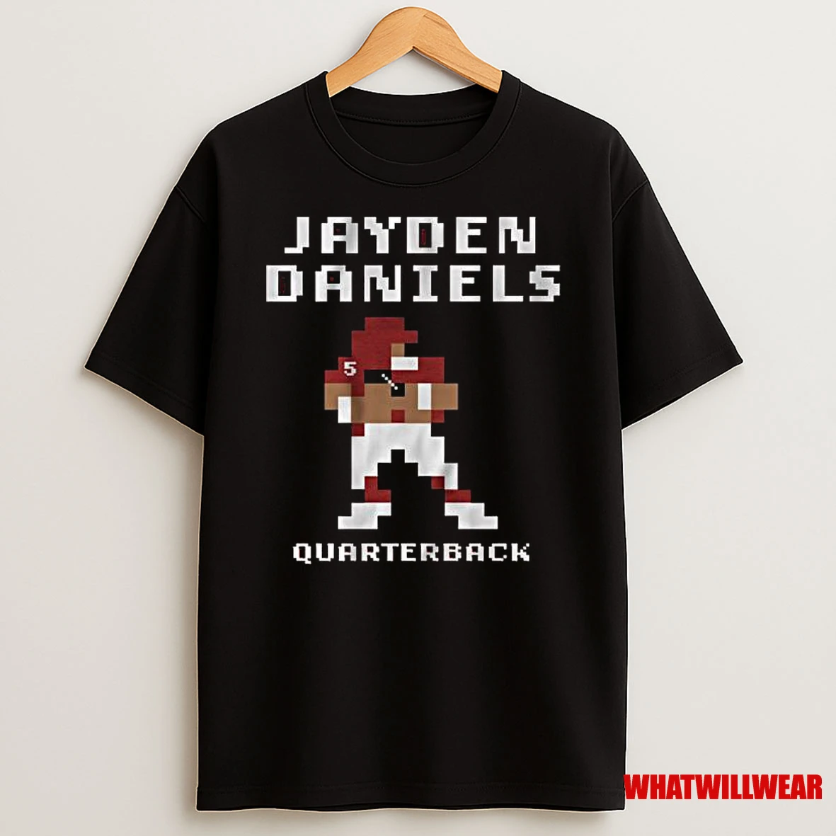 Jayden Daniels Quarterback Retro Baller Shirts