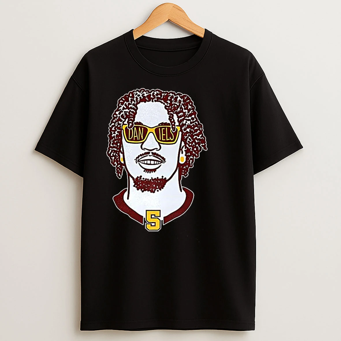 Jayden Daniels Washington Commanders Football Shades Graphic T Shirts