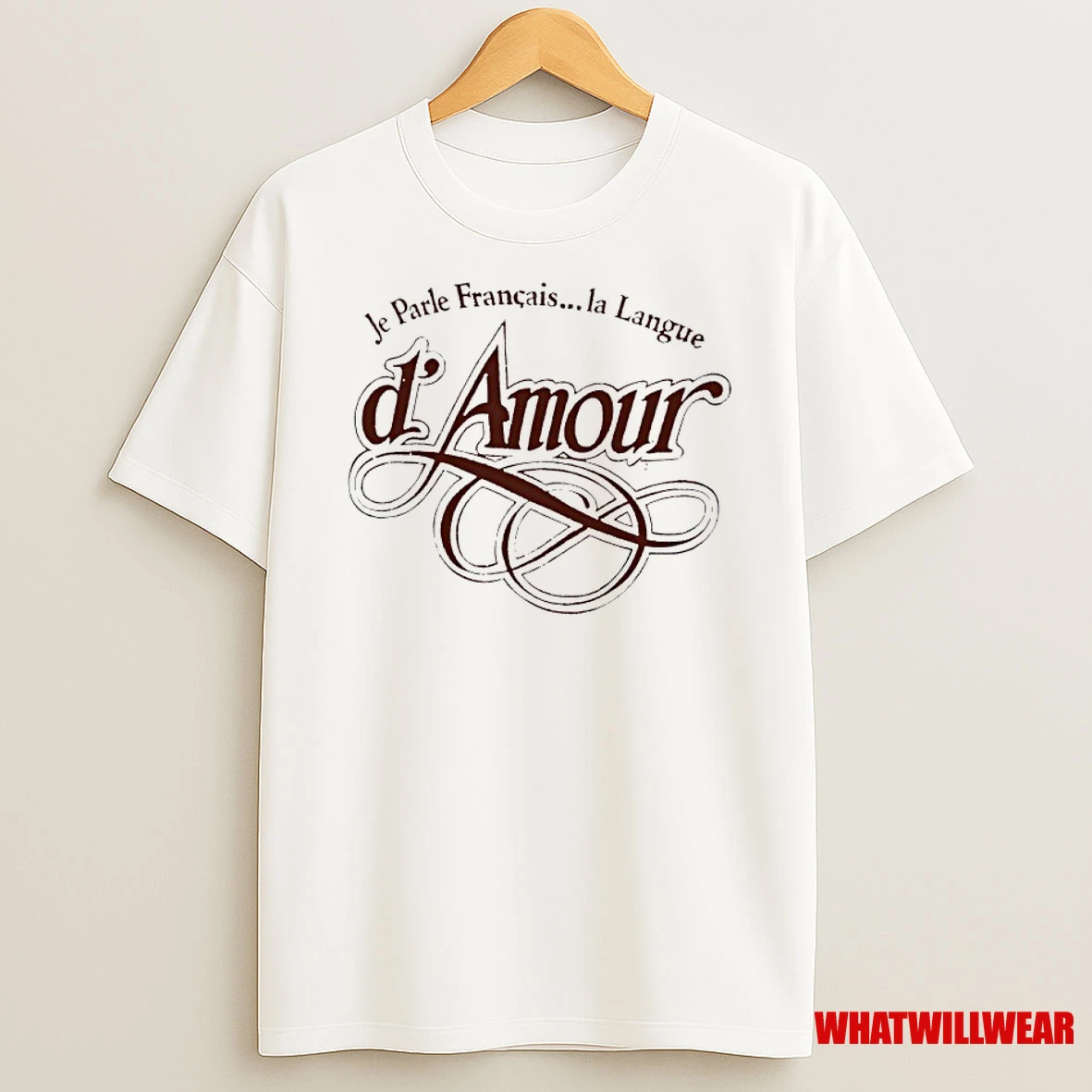 Je Parle Francais La Langue Damour Shirts