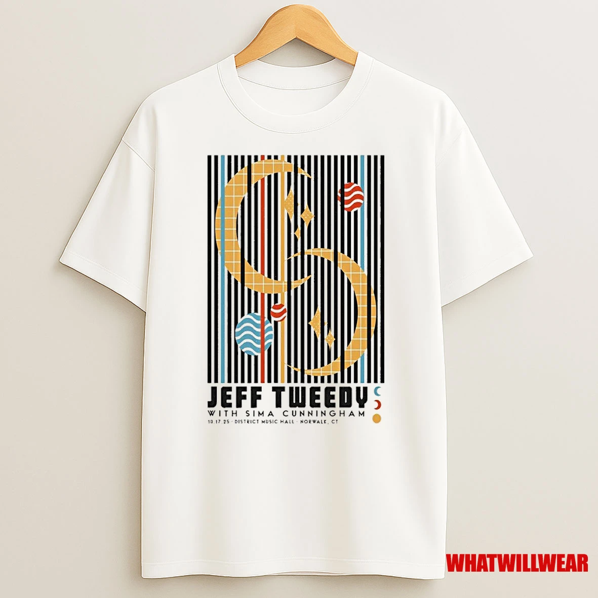 Jeff Tweedy At District Music Hall In Norwalk Ct On Oct 17 2025 Shirts