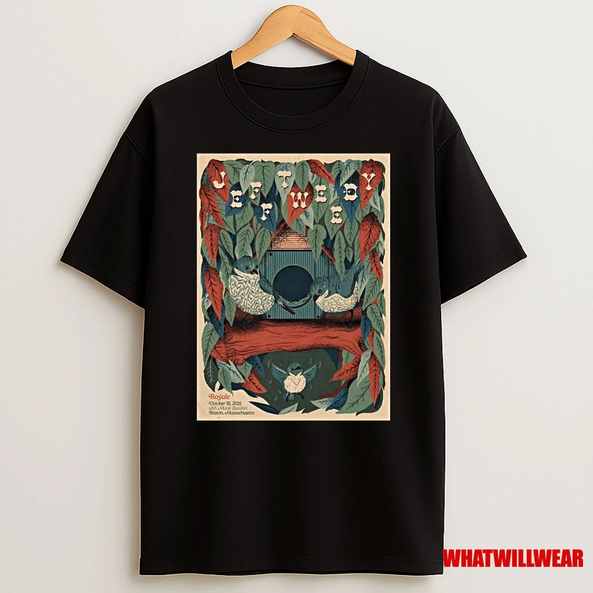 Jeff Tweedy Boston Tour On October 18 2025 Shirts