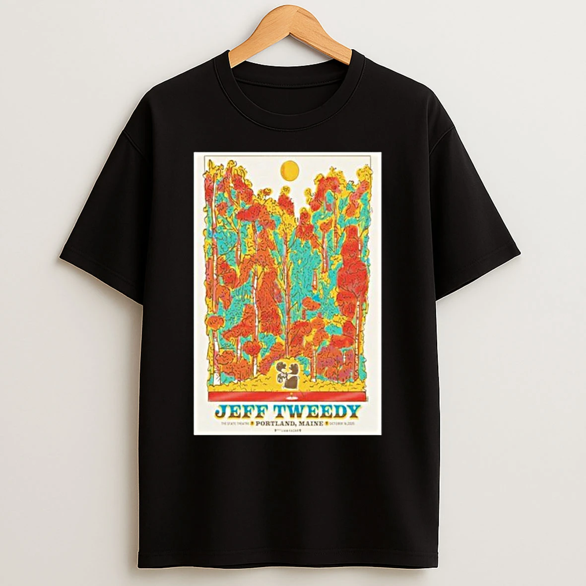 Jeff Tweedy Oct 16 2025 State Theatre In Portland Me T Shirts