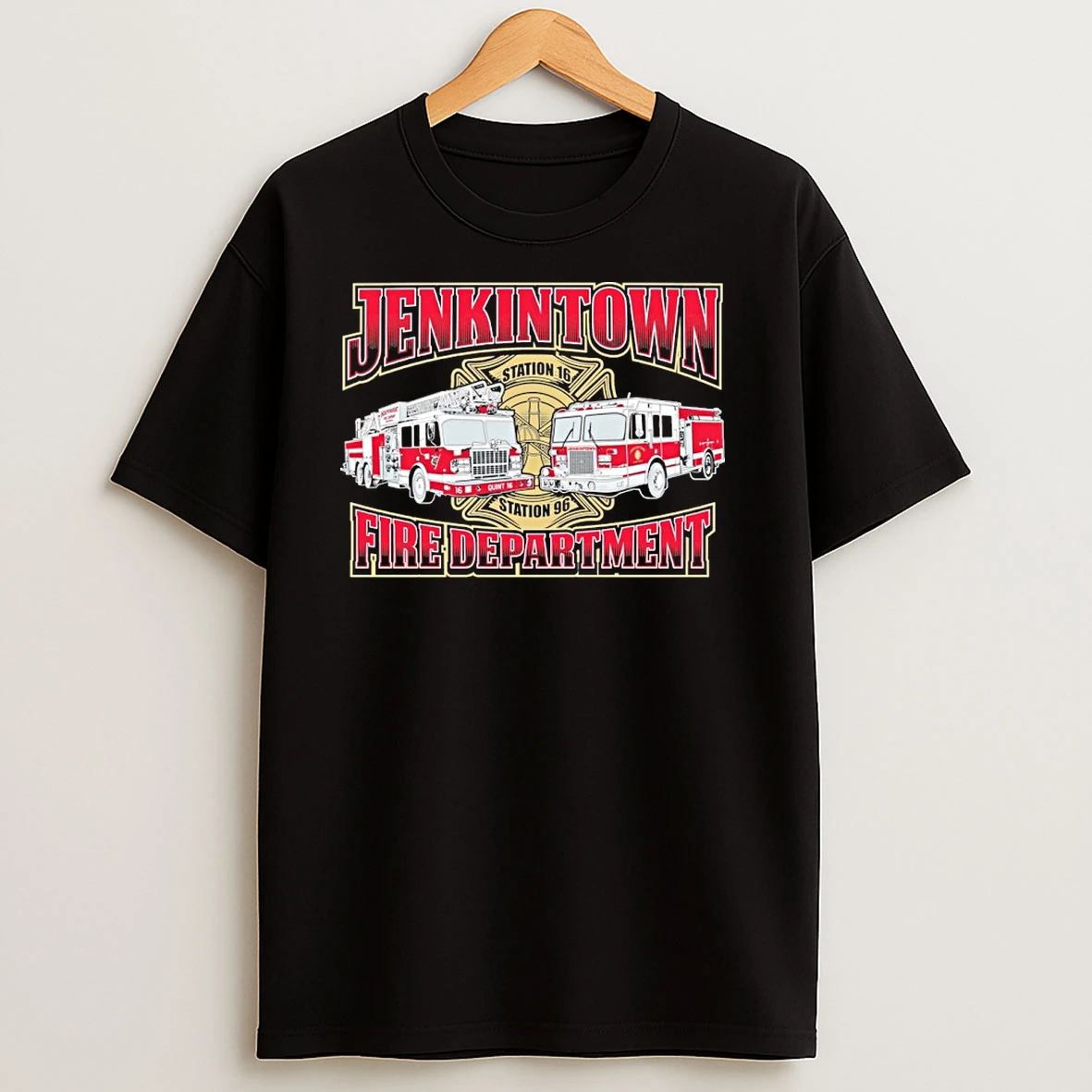 Jenkintown Fire Department Station 16 Station 96 T Shirts