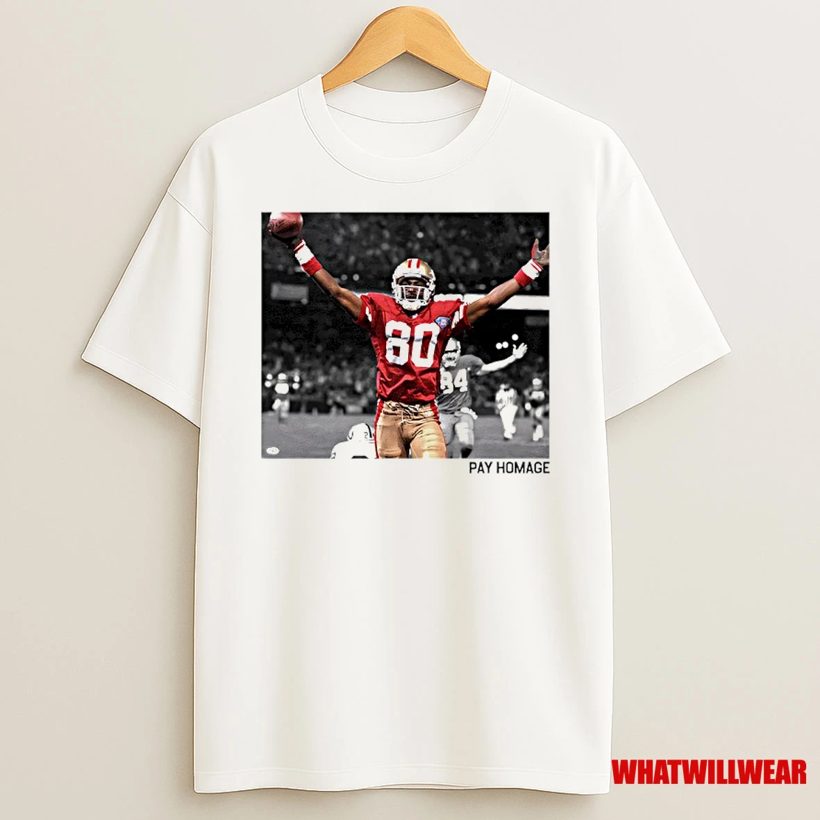 Jerry Rice Ash San Francisco 49ers Pay Homage Shirts