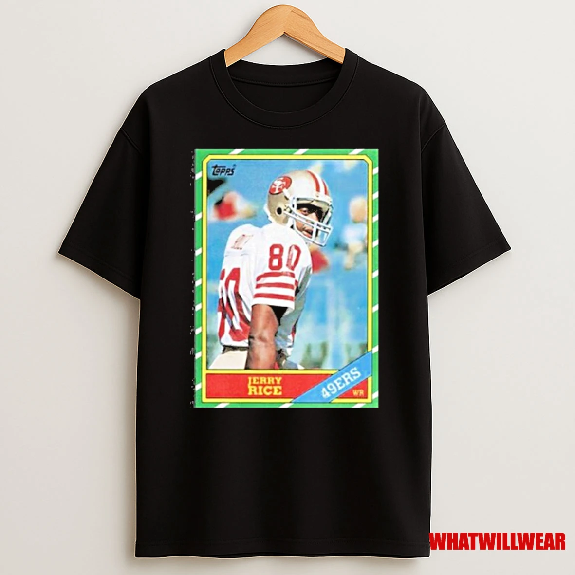Jerry Rice San Francisco 49ers Fooball Card Shirts