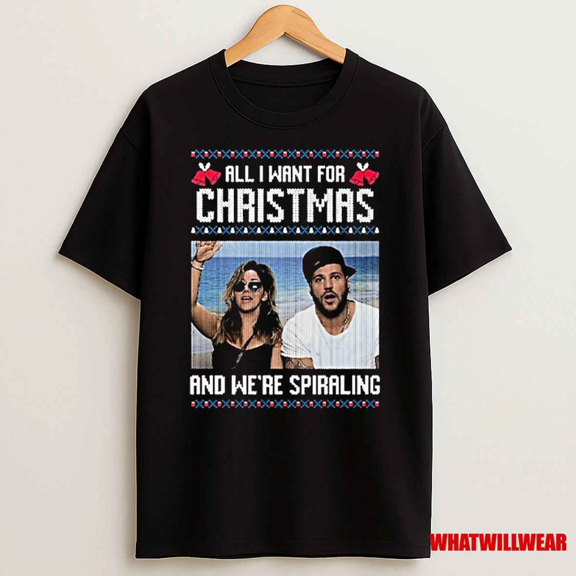 Jersey Shore All I Want For Christmas And Were Spiraling Ugly Holiday Shirts