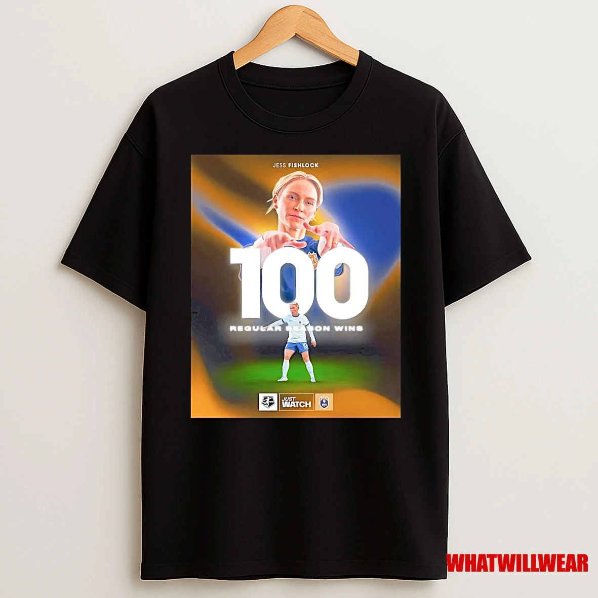 Jess Fishlock 100 Regular Season Wins Shirts