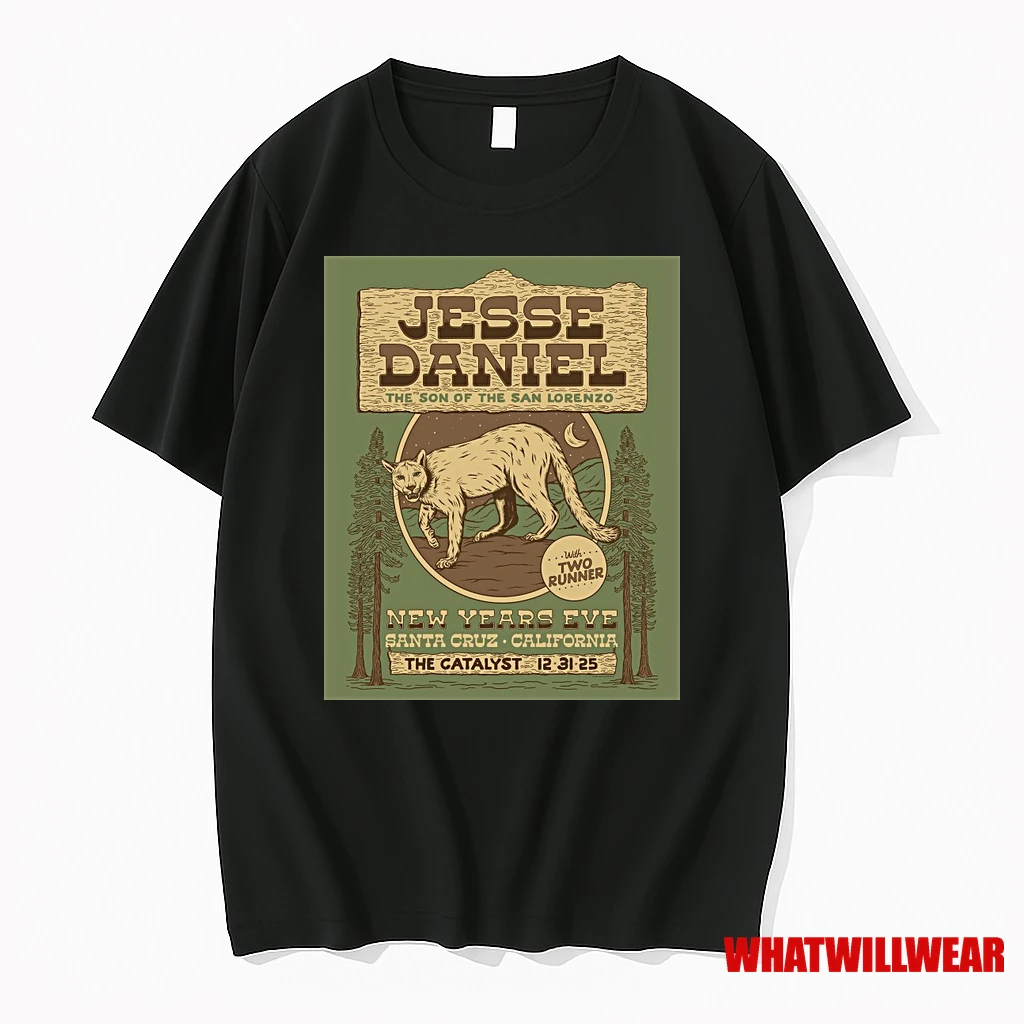Jesse Daniel December 31 2025 The Catalyst Santa Cruz Ca Shirts