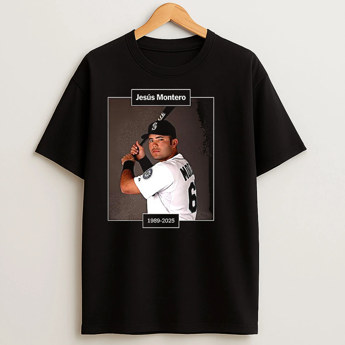 Jesus Montero 1989 2025 Seattle Mariners T Shirts
