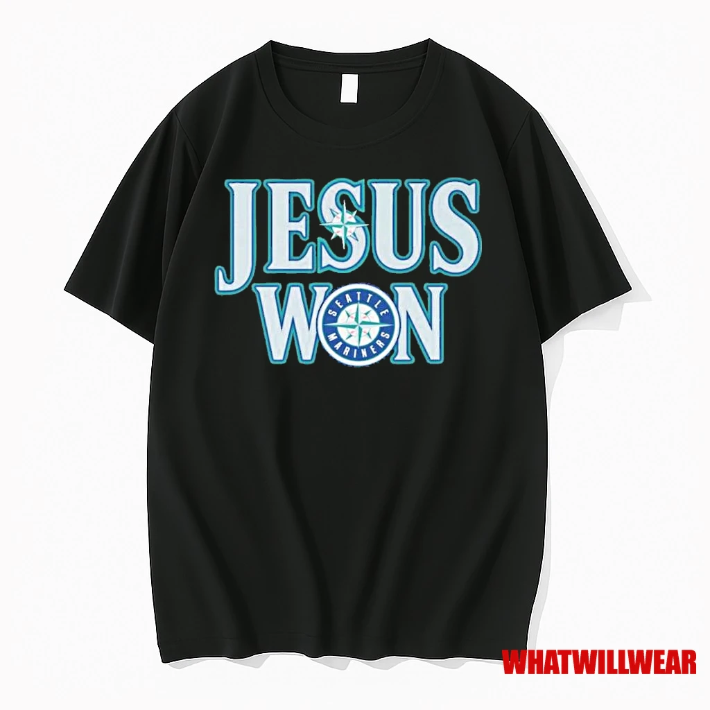 Jesus Won Seattle Mariners Alcs Shirts