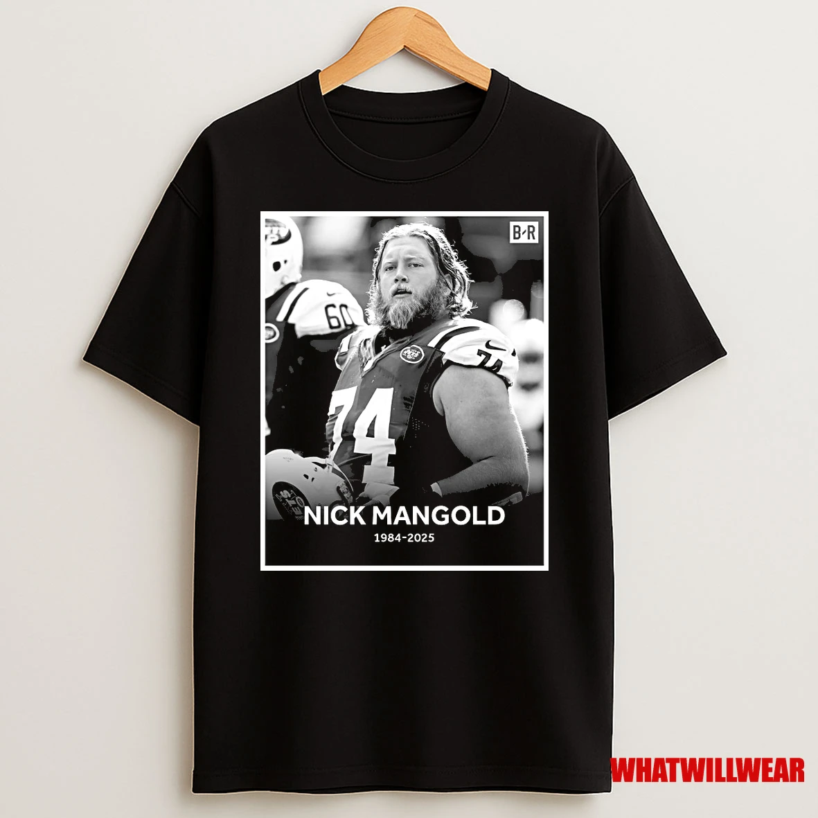 Jets Announce That Seven Time Pro Bowl Center Nick Mangold Has Passed Away 1984 2025 Shirts