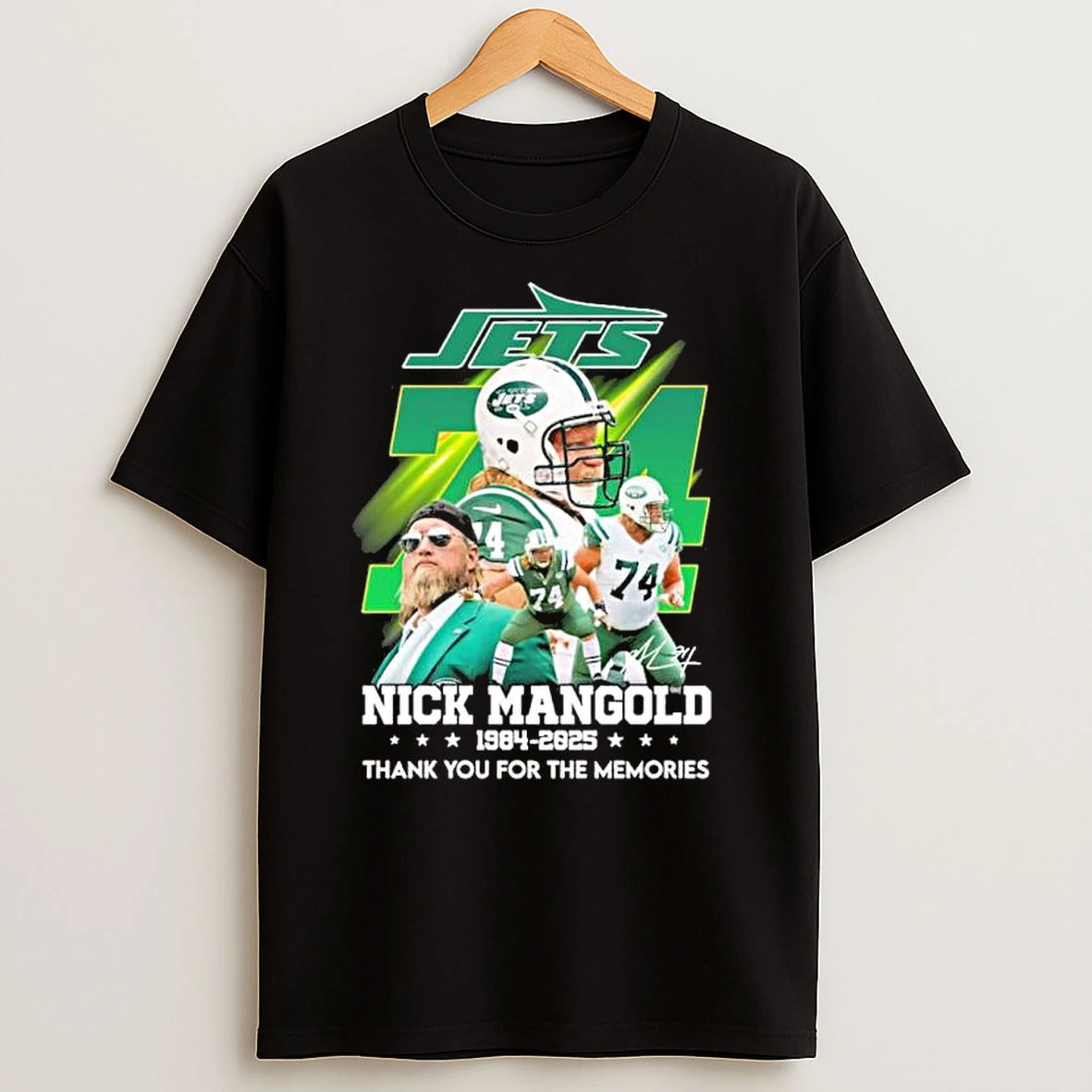 Jets Nick Mangold 1984 2025 Thank You For The Memories T Shirts