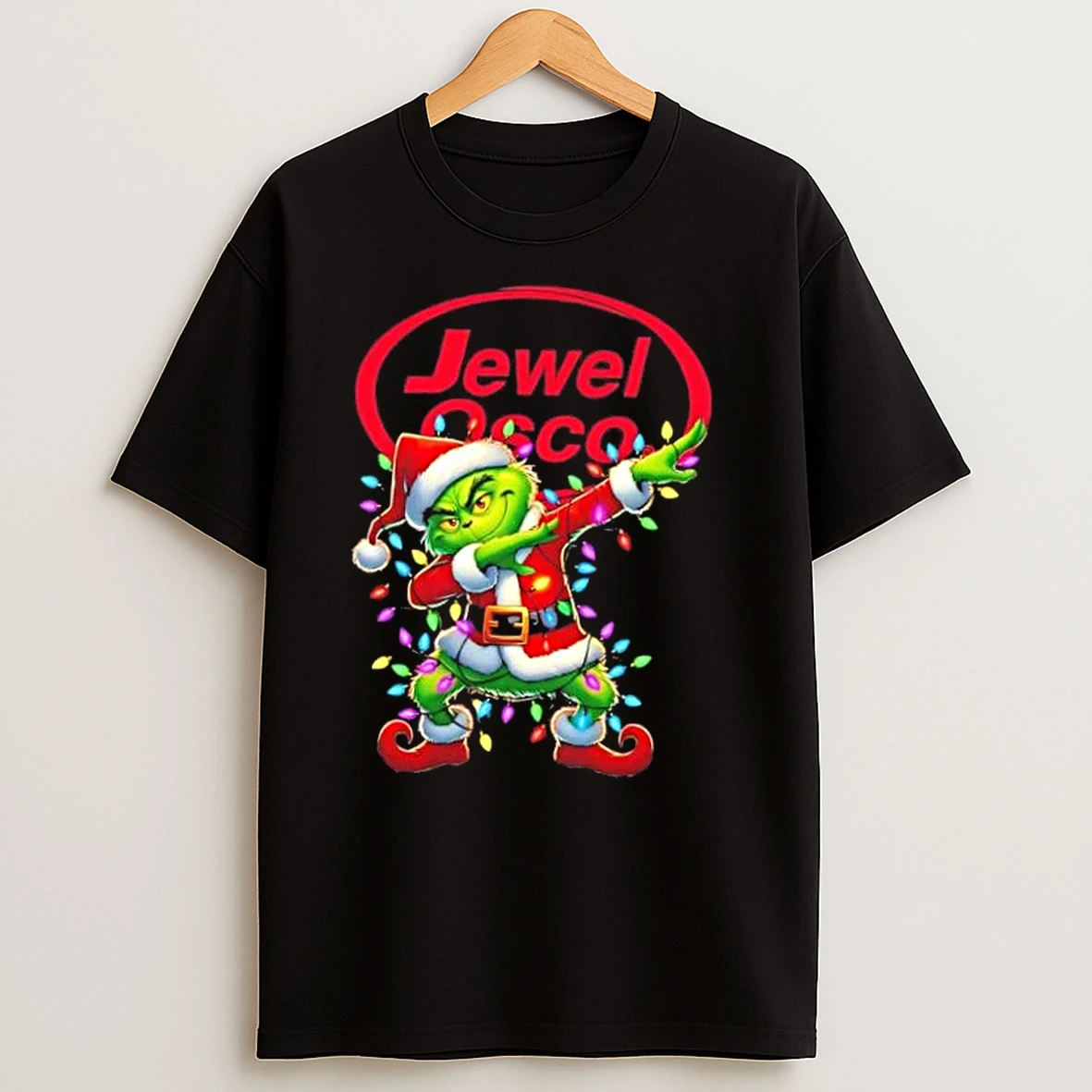Jewel Osco Grinch Dabbing Merry Christmas T Shirts