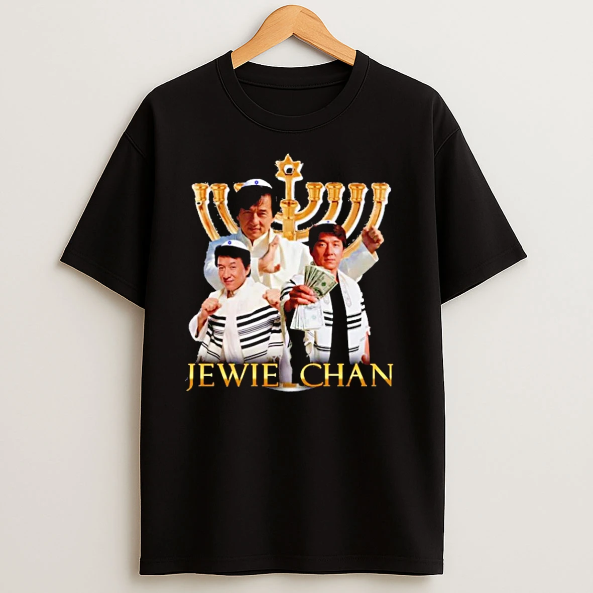 Jewie Chan Jackie Chan Jews T Shirts