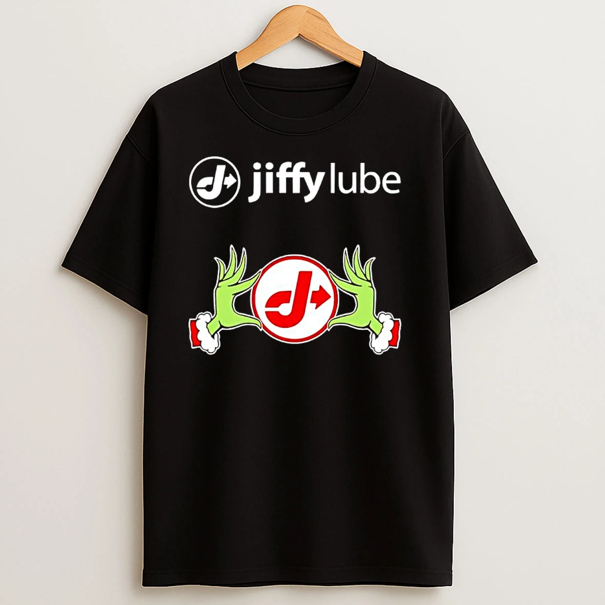 Jiffy Lube X Grinch Hands Merry Christmas T Shirts
