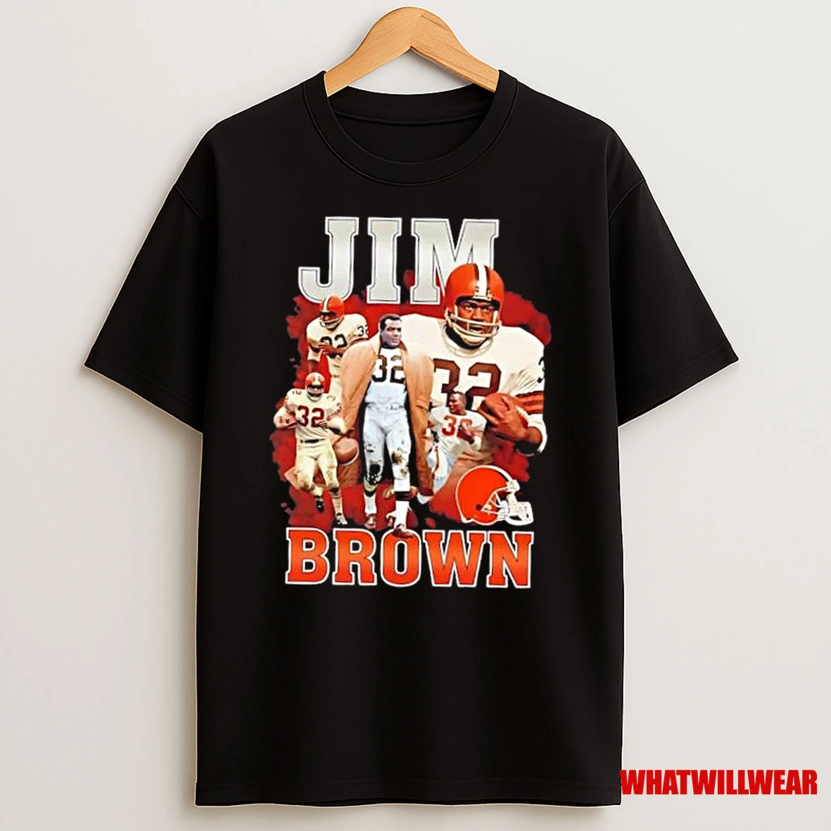 Jim Brown Cleveland Browns Football Graphic Shirts