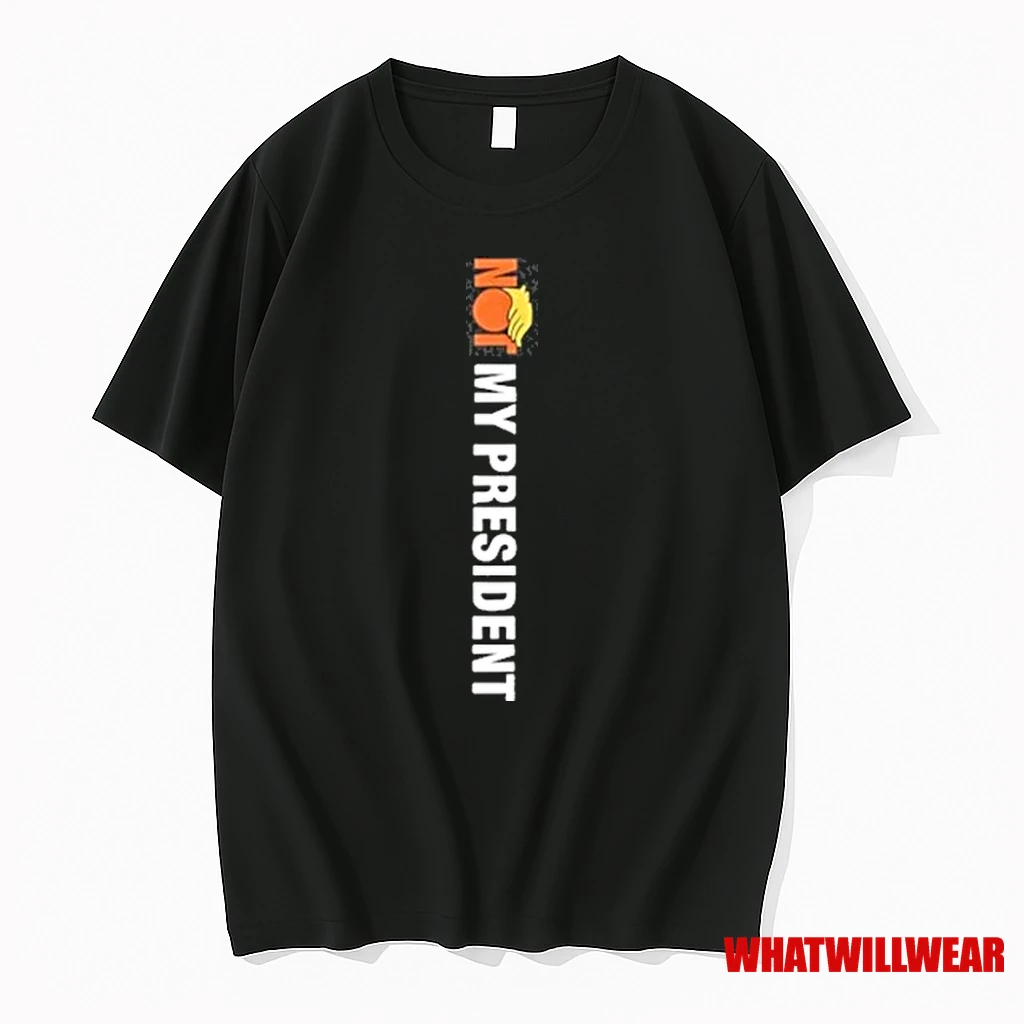 Jimmy Kimmel Wearing Trump Is Not My President 2025 Shirts