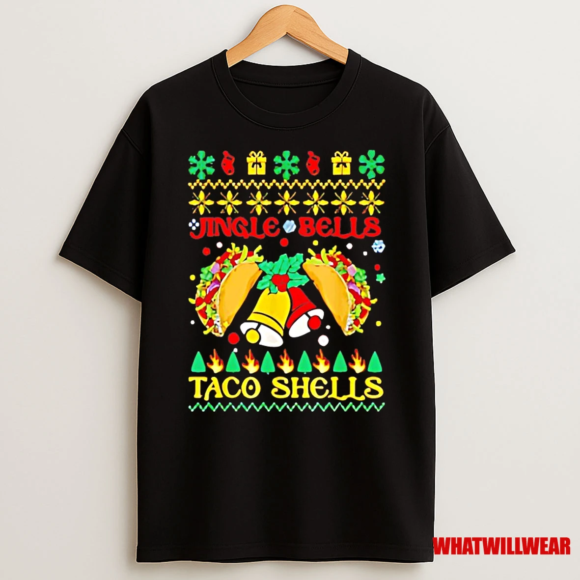 Jingle Bell Taco Shells Christmas Shirts