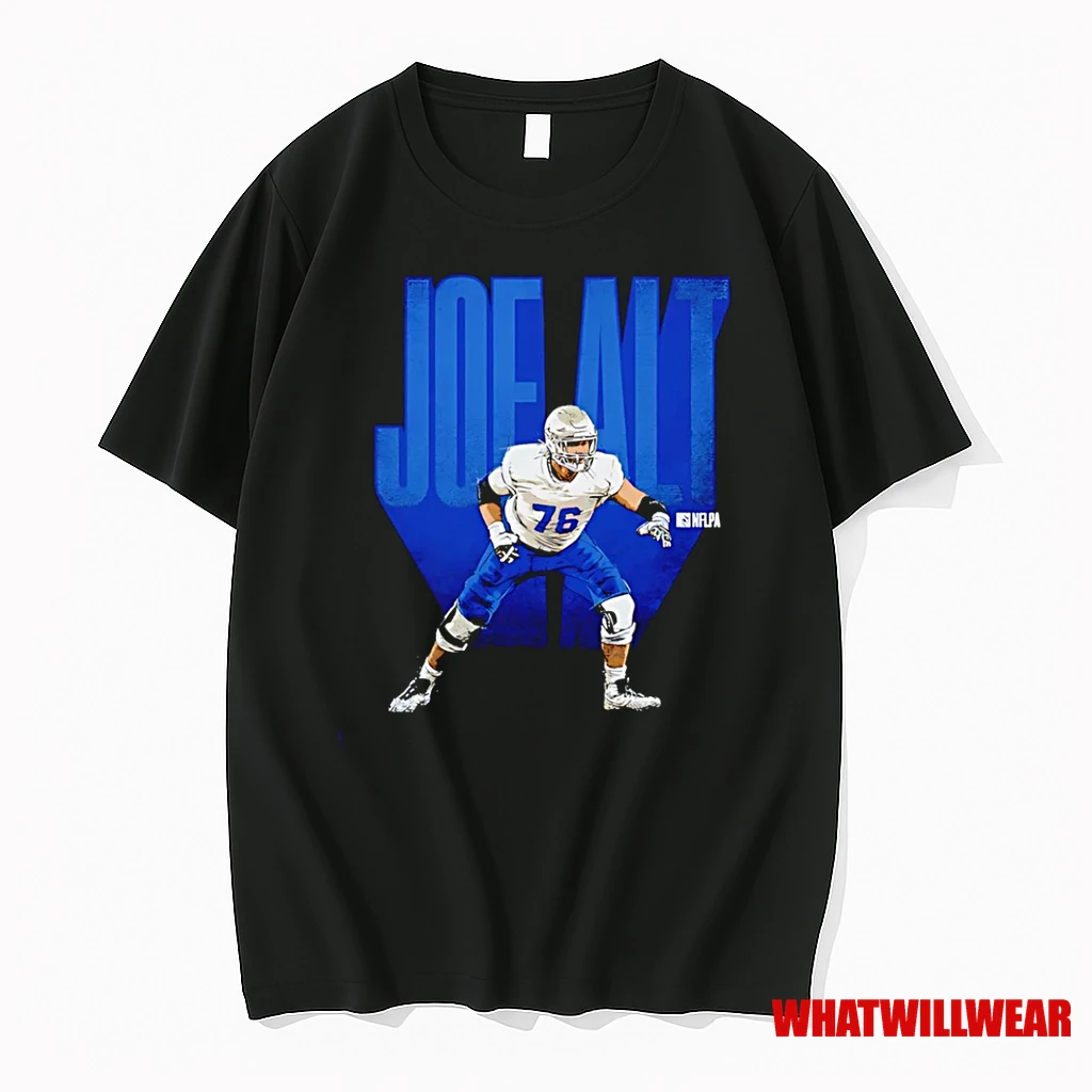 Joe Alt Los Angeles Chargers Bold Signature Shirts
