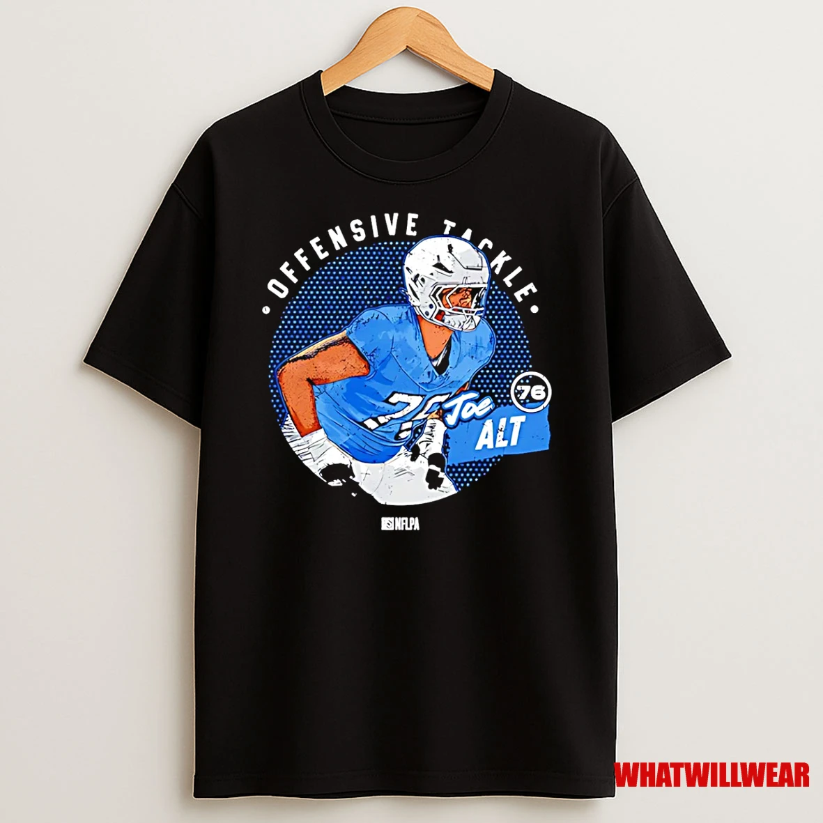 Joe Alt Los Angeles Chargers Dots Signature Shirts