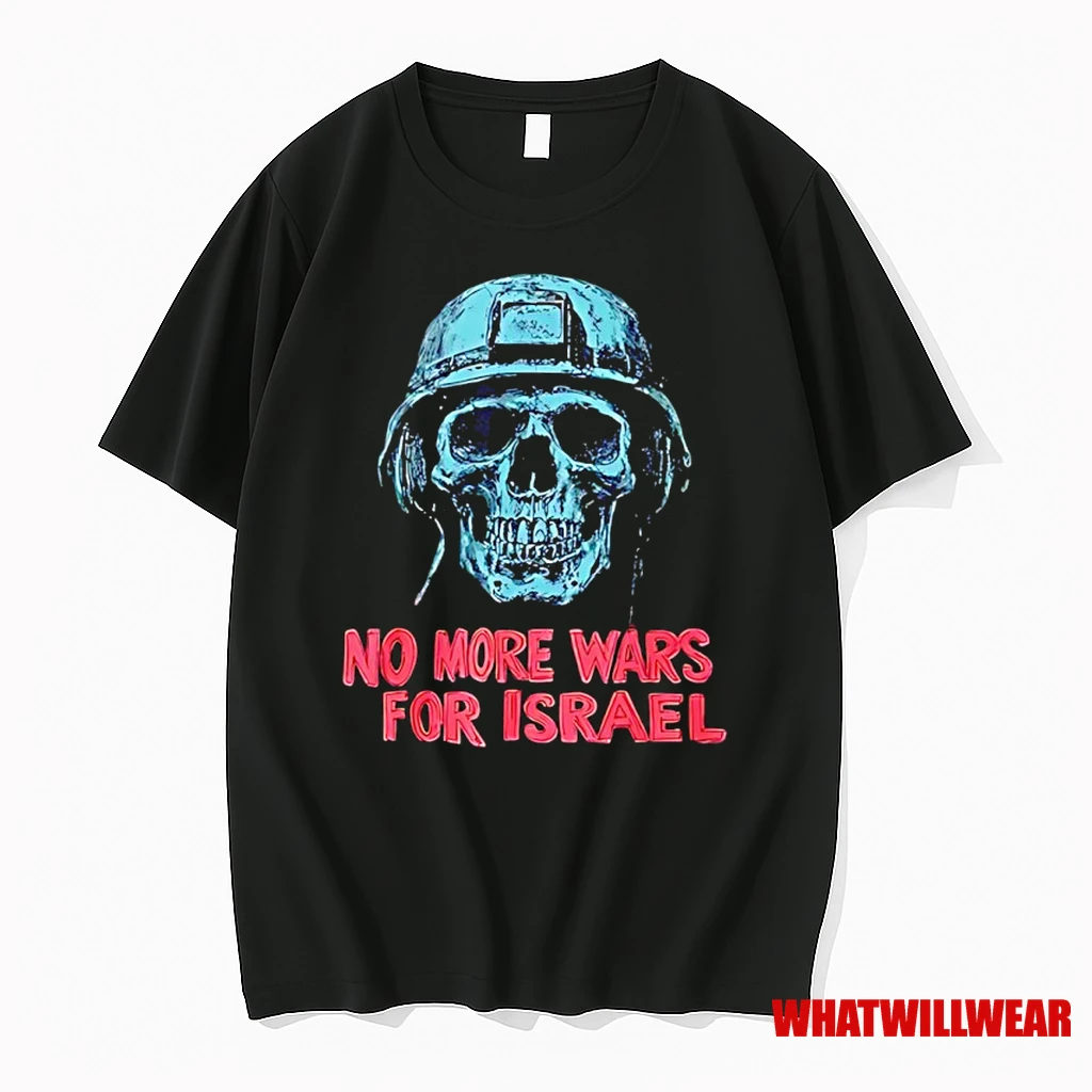 Joe Biggs Wearing No More Wars For Israel Shirts