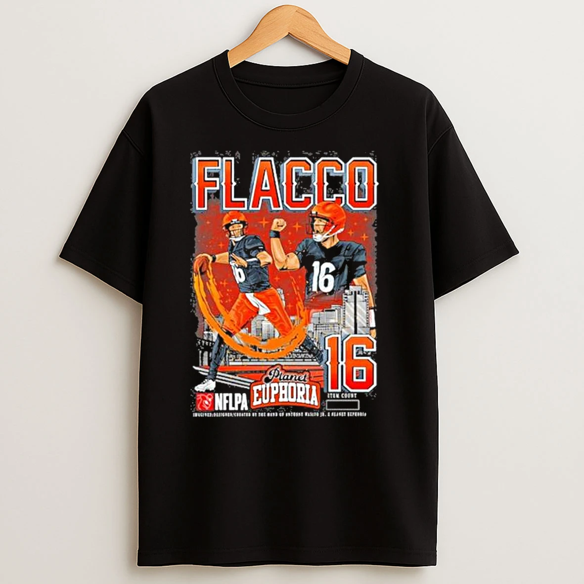 Joe Flacco Browns Nflpa Player T Shirts