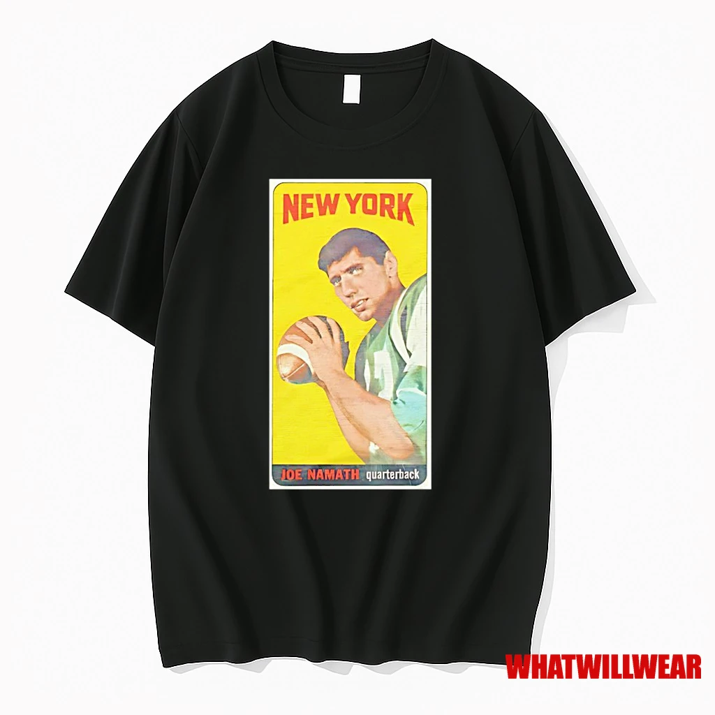 Joe Namath New York Jets 1965 Nfl Football Card Shirts