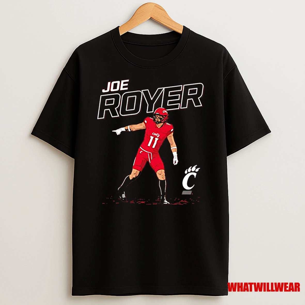 Joe Royer Cincinnati Bearcats Football Game Day Shirts