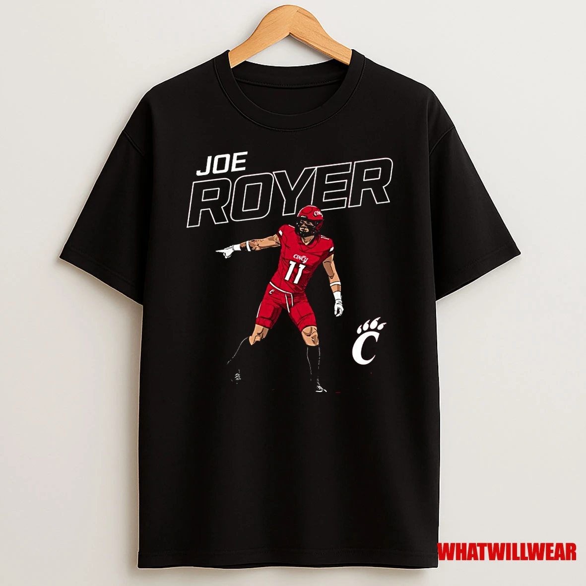 Joe Royer Cincinnati Bearcats Ncaa Football Nil Fanart Shirts