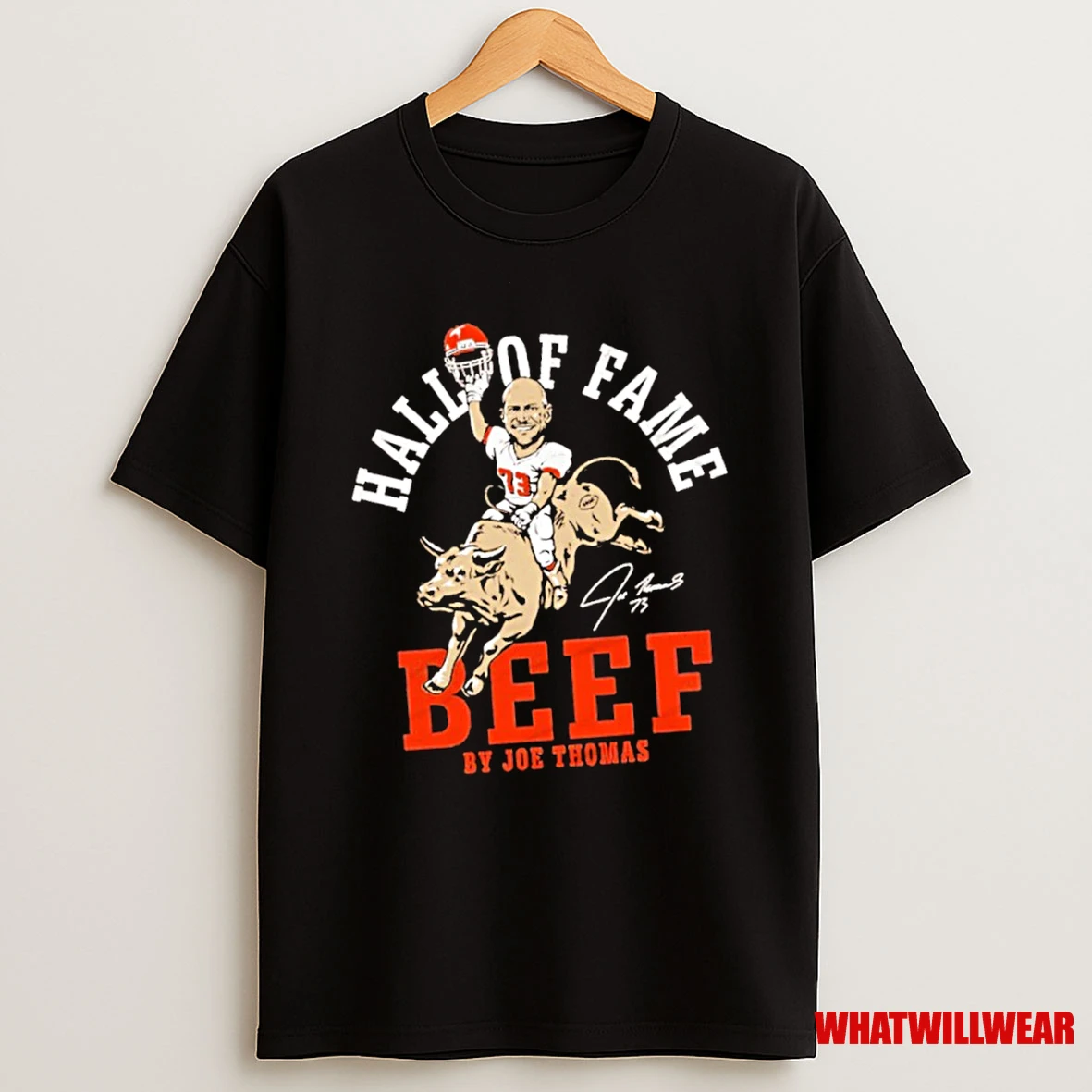 Joe Thomas Hall Of Fame Beef Signature Shirts