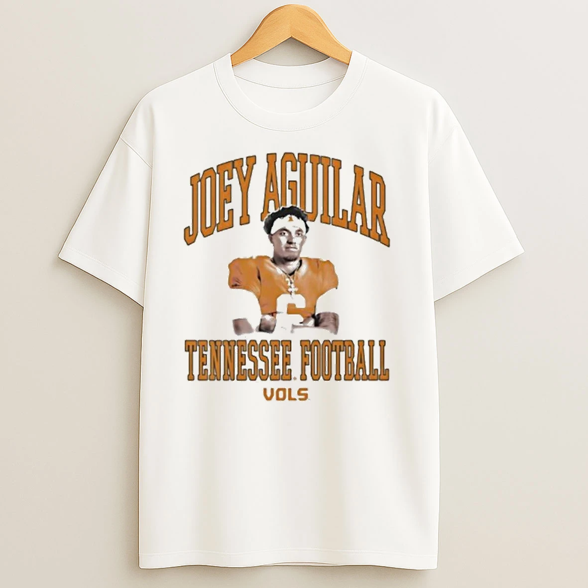 Joey Aguilar Portrait Tennessee Volunteers T Shirts