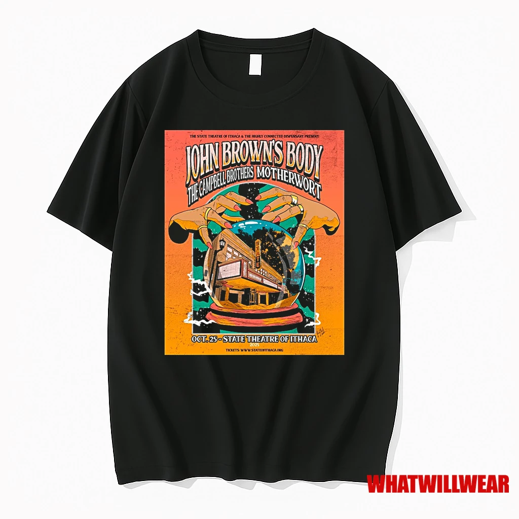 John Browns Body The Campbell Brothers Motherwort October 25 2025 State Theatre Of Ithaca Shirts