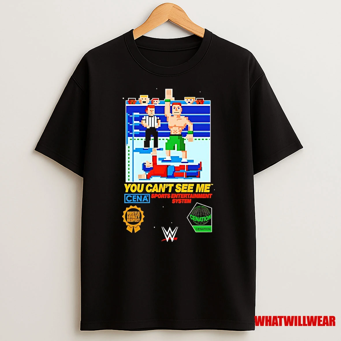 John Cena You Cant See Me Sports Entertainment System Shirts