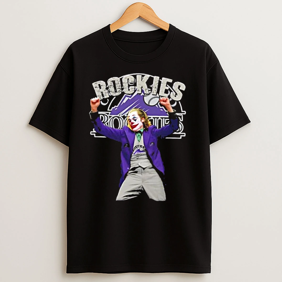 Joker Dabbing X Colorado Rockies Baseball T Shirts
