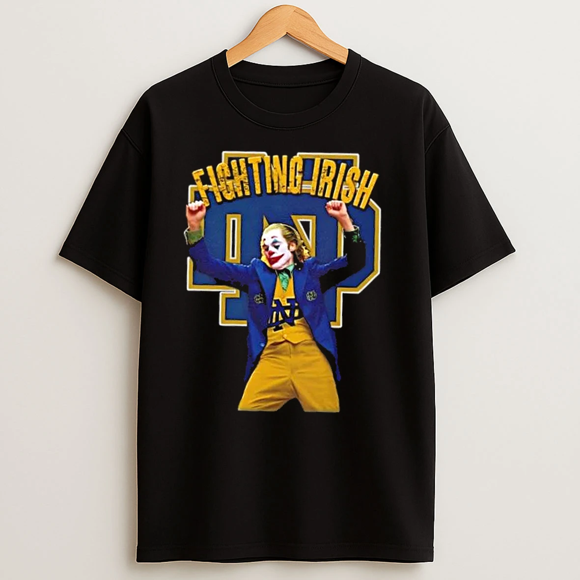 Joker Dabbing X Notre Dame Fighting Irish Football T Shirts