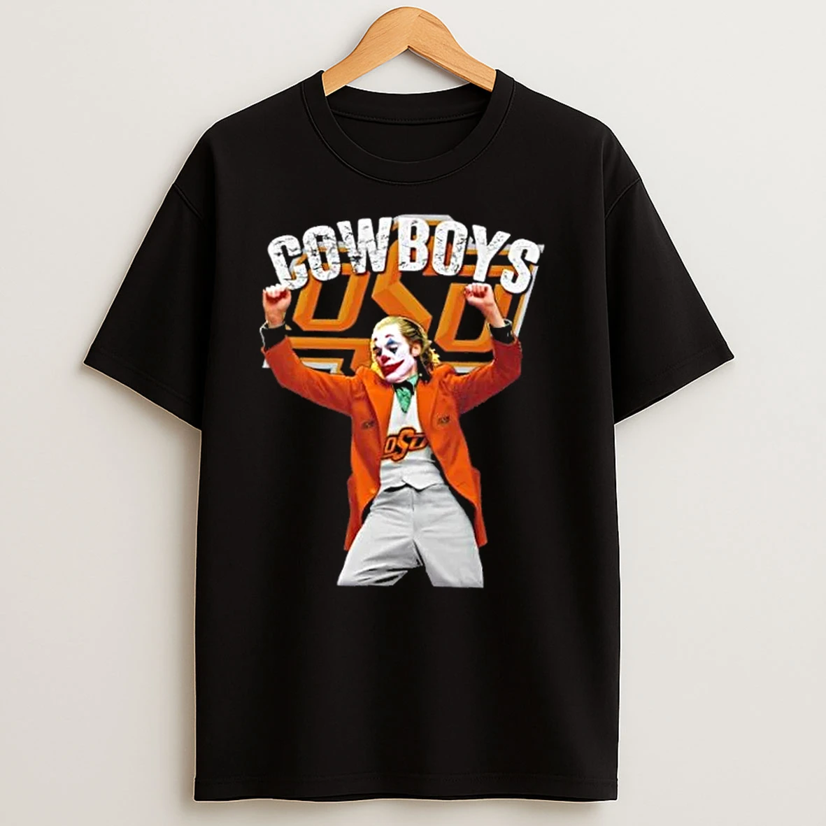 Joker Dabbing X Oklahoma State Cowboys Football T Shirts