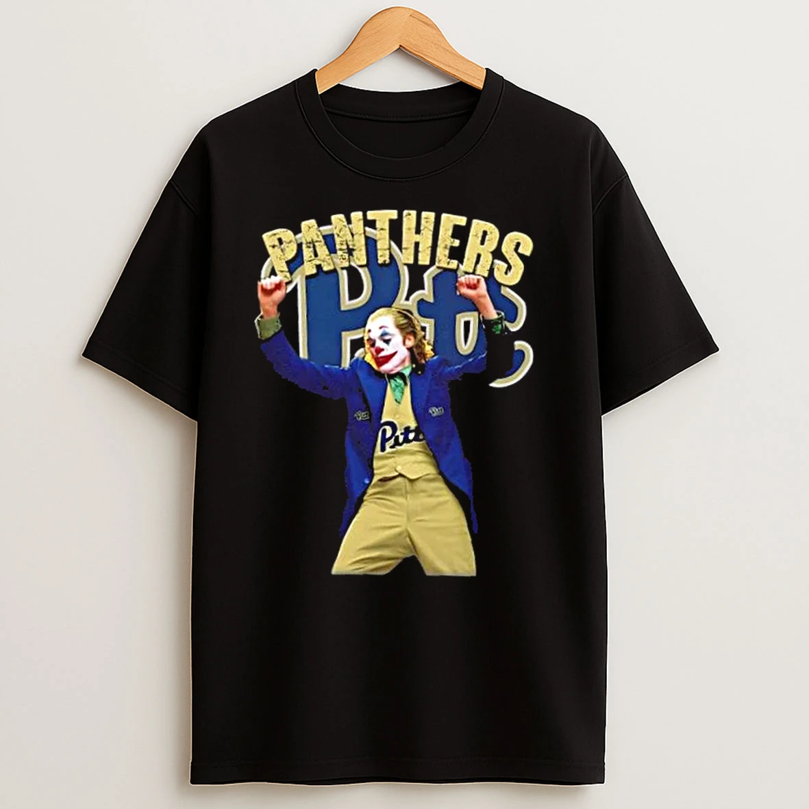 Joker Dabbing X Pittsburgh Panthers Football T Shirts