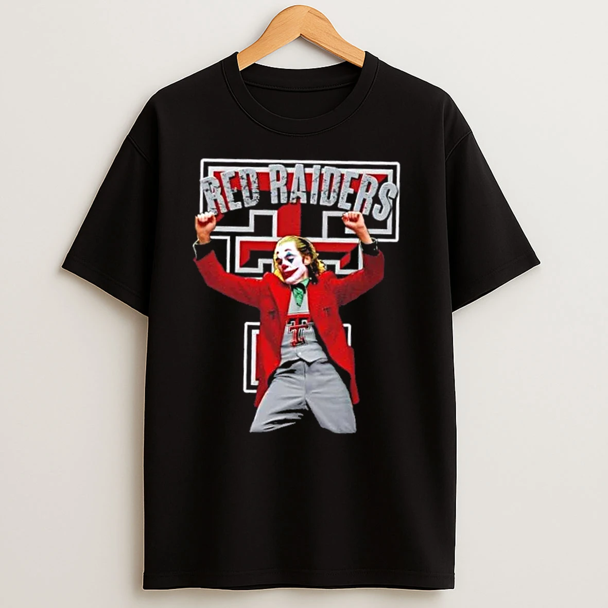 Joker Dabbing X Texas Tech Red Raiders Football T Shirts