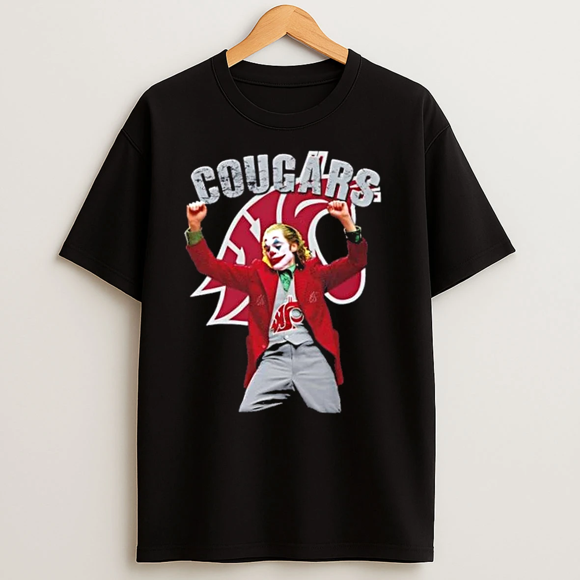 Joker Dabbing X Washington State Cougars Football T Shirts