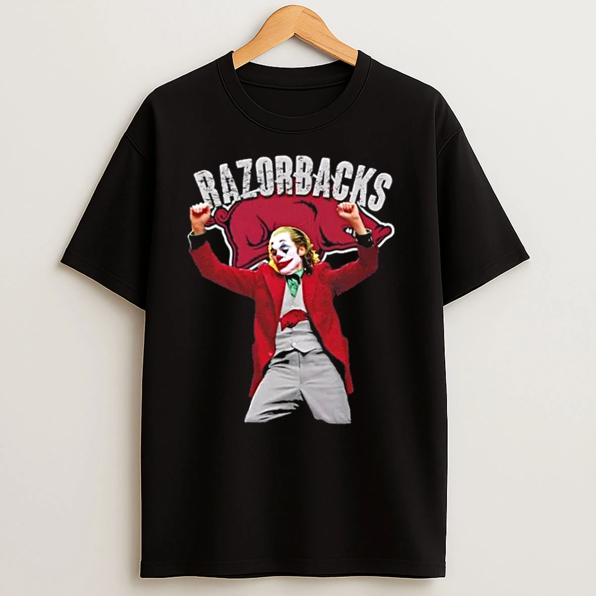Joker X Arkansas Razorbacks Football T Shirts